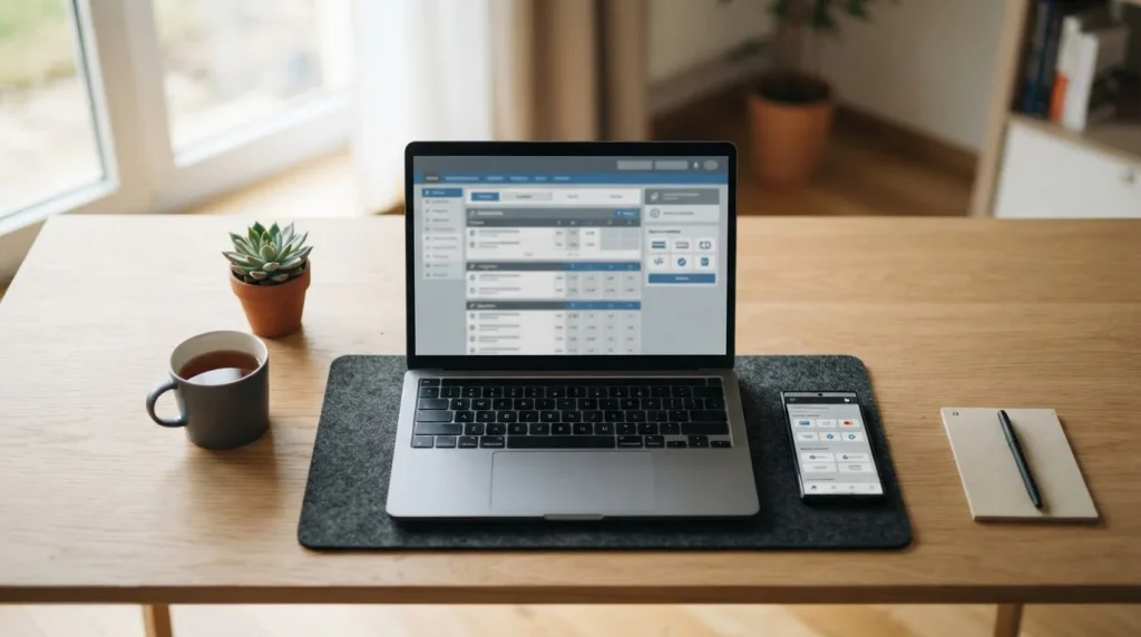 Sportwetten-Plattform mit Trustly-Zahlungsoption auf Desktop und Mobilgerät
