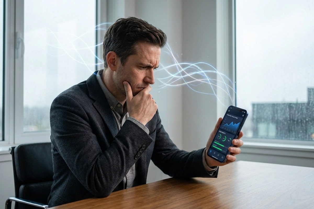 Konzeptuelle Darstellung von Entscheidungsfindung und kognitiven Prozessen