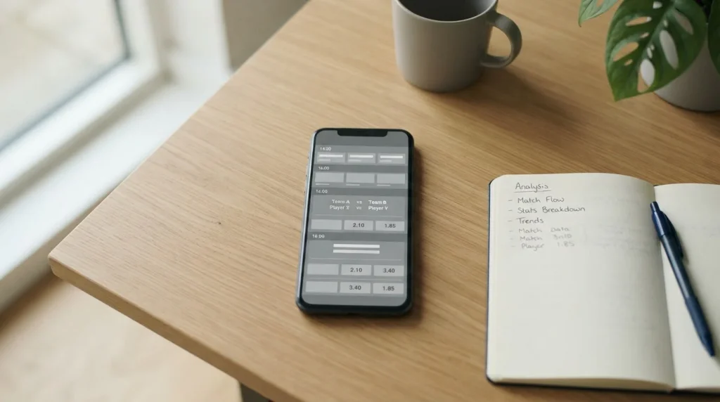 Live-Wetten auf dem Smartphone mit Blick auf verschiedene Sportarten