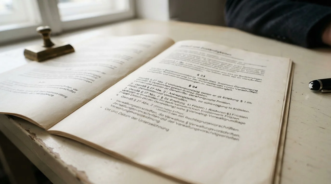 Gesetzestext und Paragrafenzeichen zur deutschen Glücksspielregulierung