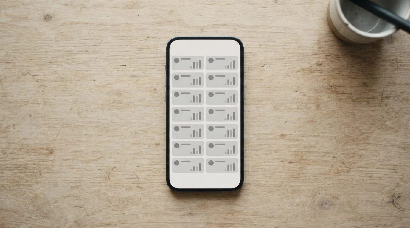 Vergleich verschiedener Wett-Apps auf einem Smartphone-Display